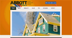 Desktop Screenshot of abbottpaint.com